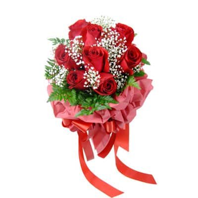 Send flowers to Philippines, Flower delivery Philippines, Send roses to Philippines Flower shop Philippines simple red roses bouquet to bulacan