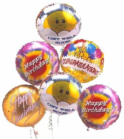 Send flowers to Philippines, Flower delivery Philippines, Send roses to Philippines Flower shop Philippines Half Dozen Balloons