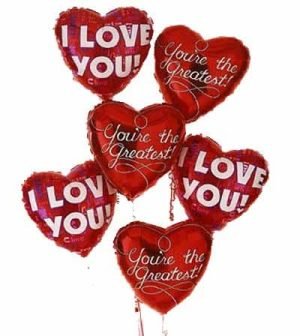 Half Dozen Romance Mylars
