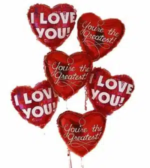 Half Dozen Romance Mylars