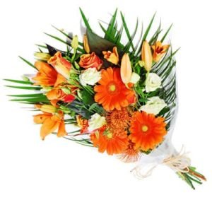 Outstanding Orange Flower Bouquet