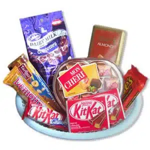 Festive Chocolate Basket