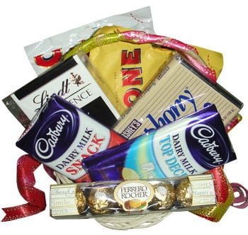 Send flowers to Philippines, Flower delivery Philippines, Send roses to Philippines Flower shop Philippines Premium Chocolate Basket