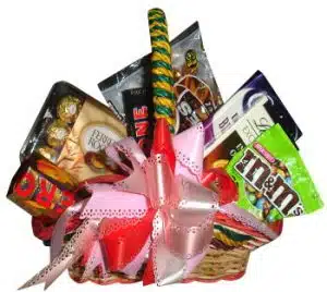 Chocolate Basket with Premium Sweets