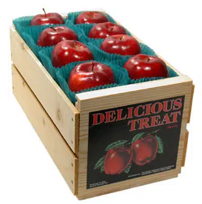Delicious Treat Apple Crate