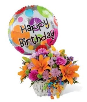 Happy Birthday Gift Basket