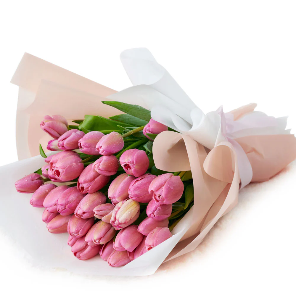 Send flowers to Philippines, Flower delivery Philippines, Send roses to Philippines Flower shop Philippines Sunshine Pink Tulip Bunch