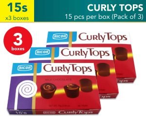 Ricoa Curly Tops Box of 3