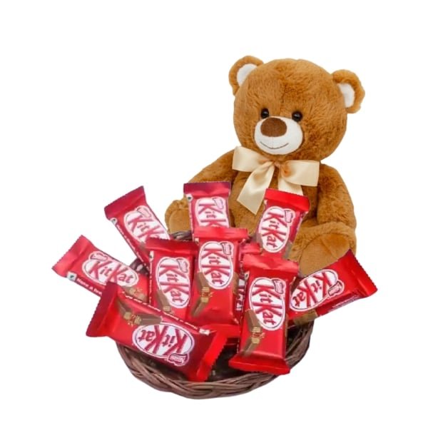 Send flowers to Philippines, Flower delivery Philippines, Send roses to Philippines Flower shop Philippines Teddy and Kitkat Chocolates