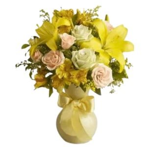Yellow Flower In vase