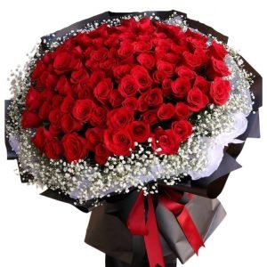 99 Red Roses Bouquet