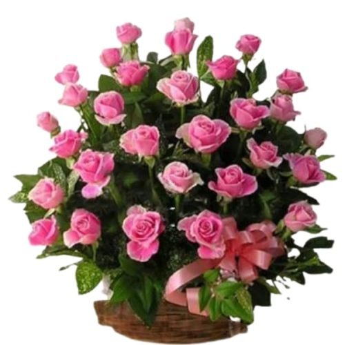 Romantic Pink Basket
