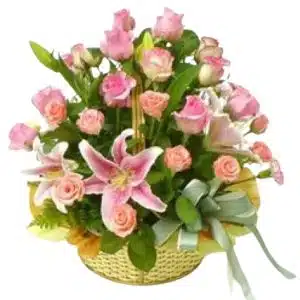Pink Gift Basket