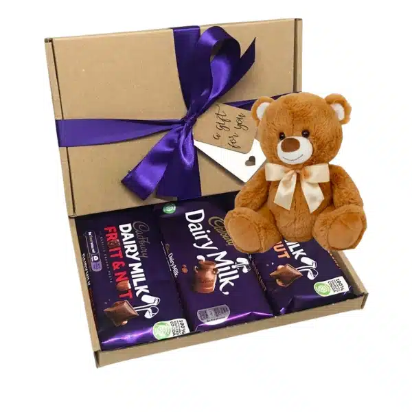 Cute bear with Cadbury