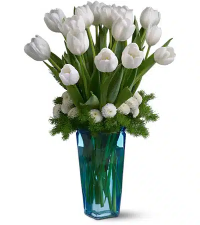 Send flowers to Philippines, Flower delivery Philippines, Send roses to Philippines Flower shop Philippines Winter White Tulips