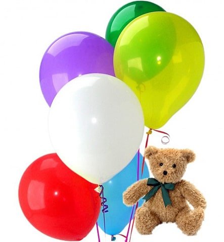 Send flowers to Philippines, Flower delivery Philippines, Send roses to Philippines Flower shop Philippines Teddy bear and Balloons Bouquet