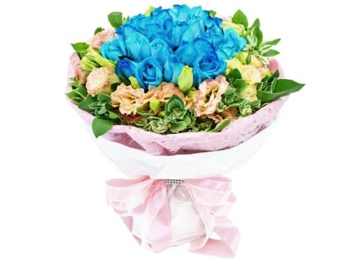 Blue Roses Bouquet