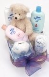Johnson baby gift basket