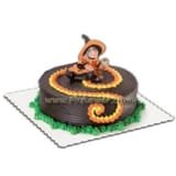 Red ribbon good witch cake