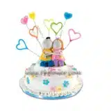 Truly yours anniversary cake