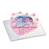Anniversary picture cake