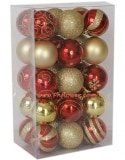 50-Pack Shatterproof Christmas Ornaments