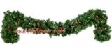 9' Pre-Lit Winchester Fir Garland , with Clear Lamps
