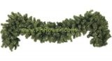9' x 12" Pre-Lit Sequoia Pine Garland, 100 Clear Lamps