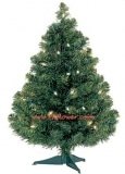 3' Douglas Fir Table Top Tree, 50 Clear Lamps
