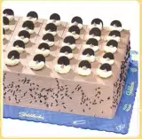 TRIPLE DELIGHT PARTY CAKE