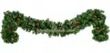 9' Pre-Lit Winchester Fir Garland , with Clear Lamps