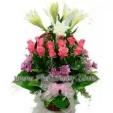 Rose+Lily Basket