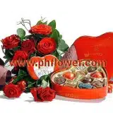 Red Roses and Chocolate Surprise