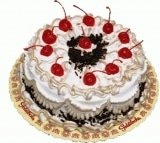 Choco Cherry Torte Round Cake