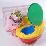 Musical Potty And Bouquet Of Flowers
