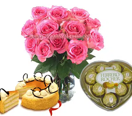 Send flowers to Philippines, Flower delivery Philippines, Send roses to Philippines Flower shop Philippines Rose and Cake Sweet Treats