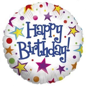 SINGLE HAPPY BIRTHDAY BALLOON