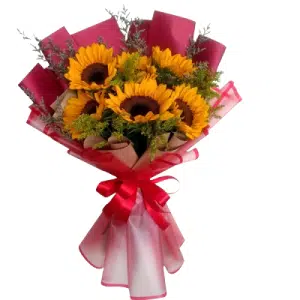 6pcs Sunflowers in Bouquet