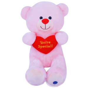 Beatriz Pink Bear Stuffed Toy