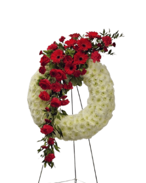 graceful tribute wreath