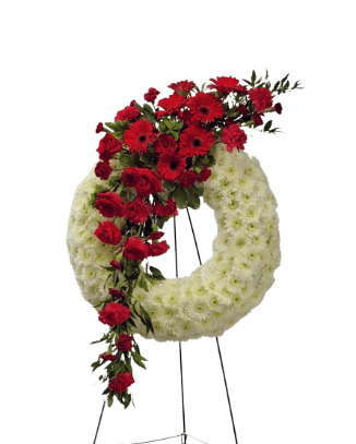Send flowers to Philippines, Flower delivery Philippines, Send roses to Philippines Flower shop Philippines graceful tribute wreath