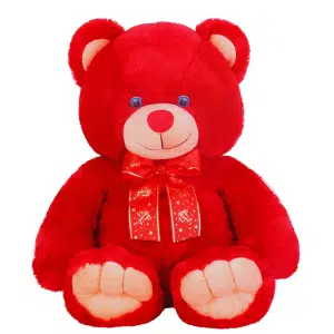 Little Lui Large Red Bear Stuffed Toy