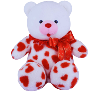 Simone Red Heart Bear Stuffed Toy