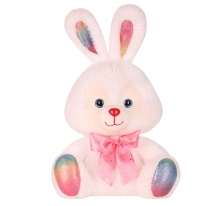 Snicker Doodle White Bunny Rabbit Stuffed Toy