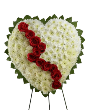 The Broken Heart Standing Spray