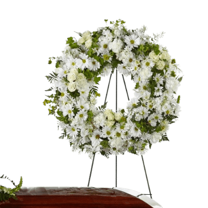 Send flowers to Philippines, Flower delivery Philippines, Send roses to Philippines Flower shop Philippines The Faithful Wishes Wreath