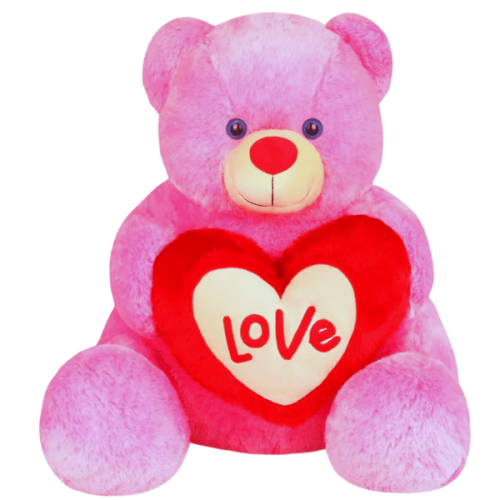 Tristan XL Pink Bear Stuffed Toy