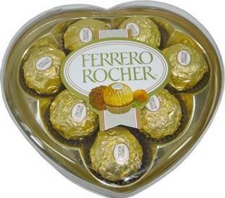 Send flowers to Philippines, Flower delivery Philippines, Send roses to Philippines Flower shop Philippines Heart Shaped Ferrero 8pcs