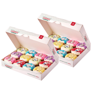 Krispy Kreme 24 Hello Kitty Doughnuts