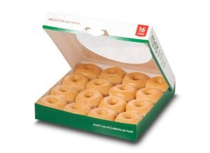 Krispy Kreme Box of 16 Mini Original Glazed